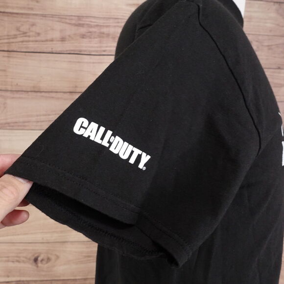 CALL OF DUTY MODERN WARFARE GAME STOP PROMO VIDEO GAME TSHIRT SZ L LARGE COD - Picture 3 of 7